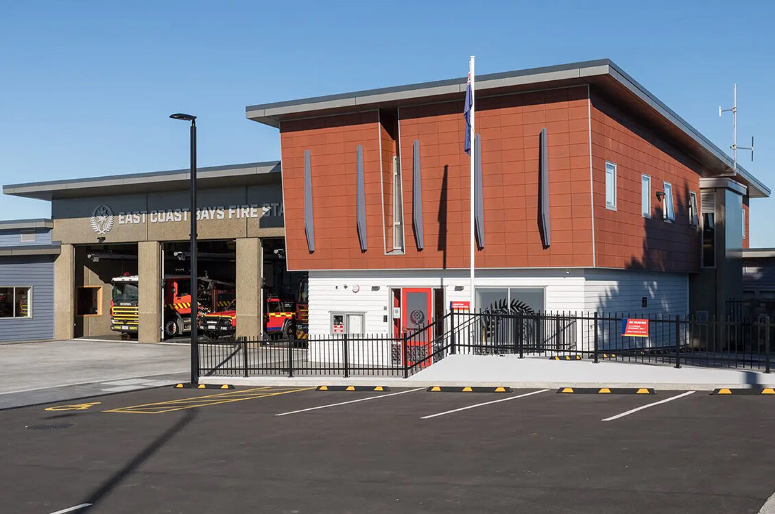 ECB Fire Station | Cladding Install | Symonite Panels